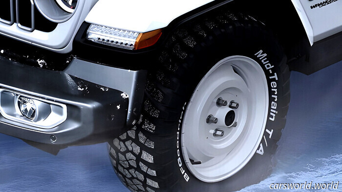 Ретро Snow Wrangler от Jeep только что появился, но он не для вас | Carscoops